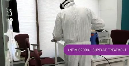 Antimicrobial surface treatment